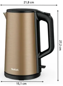 Електрочайник Tefal Double Layer SS 1.5л, з подвійними стінками, мідний №8