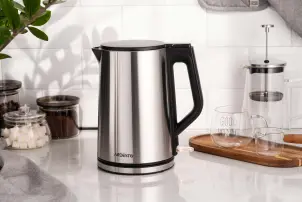 Электрочайник ARDESTO Steel Collection 1.5л, двойные стенки, серебристый №7