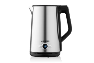 Электрочайник ARDESTO Steel Collection 1.7л, Strix, LED дисплей, двойные стенки, серебристый №2