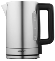 Електрочайник ARDESTO Steel Collection 1.7л, Strix, метал, сріблястий