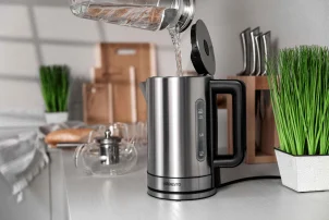 Електрочайник ARDESTO Steel Collection 1.7л, Strix, метал, сріблястий №6