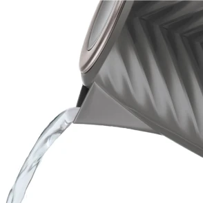 Электрочайник Russell Hobbs Groove Grey 1.7л, Strix, пластик, серый №7