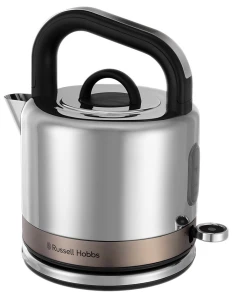 Електрочайник Russell Hobbs Distinctions Titanium, 1.5л, Strix, метал, сріблясто-мідний №2