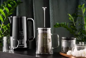 Електрочайник ARDESTO Elegance, 1.7л, LED дисплей, подвійні стінки, Otter, чорний глянець №5