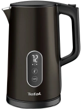 Электрочайник Tefal Digital 1.7л, с двойными стенками, 5 темп.реж, черный