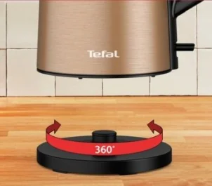 Електрочайник Tefal Double Layer SS 1.5л, з подвійними стінками, мідний №10