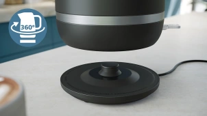 Електрочайник Philips Double Walled Kettle, 1.7л, Strix, з подвійними стінками, чорний №5