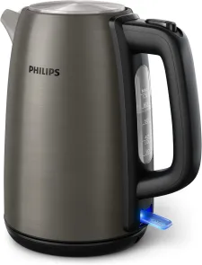 Электрочайник Philips Viva Collection 1.7л, Strix, металл, черно-медный №2