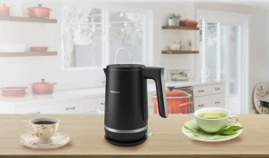 Електрочайник Philips Double Walled Kettle, 1.7л, Strix, з подвійними стінками, чорний №10