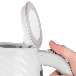 Электрочайник Russell Hobbs Groove White 1.7л, Strix, пластик, белый №13
