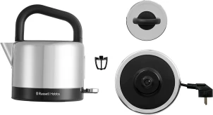 Электрочайник Russell Hobbs Distinctions Ocean 1.5л, Strix, металл, серебристо-черный №12