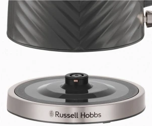 Электрочайник Russell Hobbs Groove Grey 1.7л, Strix, пластик, серый №17