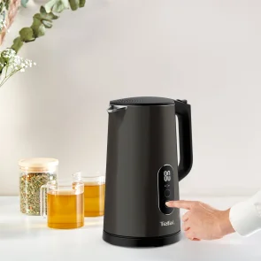 Электрочайник Tefal Digital 1.7л, с двойными стенками, 5 темп.реж, черный №11