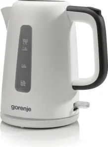 Электрочайник Gorenje 1.7л, Strix контроль, пластик, белый №2