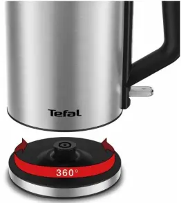 Електрочайник Tefal Bronx Electric 1.7л, нерж. сталь, сірий №5