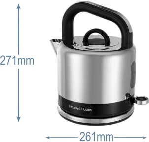 Электрочайник Russell Hobbs Distinctions Ocean 1.5л, Strix, металл, серебристо-черный №15