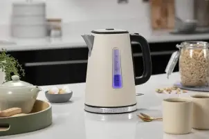 Электрочайник Russell Hobbs Luna Stone, 1.7л, металл, под камень, бежевый №13