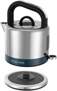 Электрочайник Russell Hobbs Distinctions Black 1.5л, Strix, металл, серебристо-синий №17