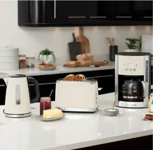Электрочайник Russell Hobbs Luna Stone, 1.7л, металл, под камень, бежевый №14