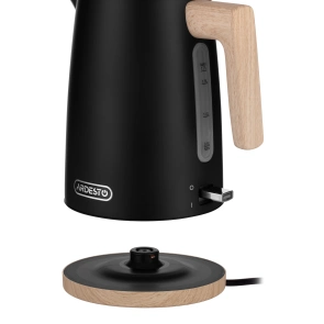 Електрочайник ARDESTO EKL-F420BWD, 1.7л, метал, мат, Strix, чорний №3