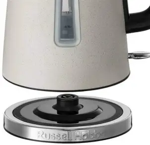 Электрочайник Russell Hobbs Luna Stone, 1.7л, металл, под камень, бежевый №19