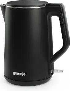 Электрочайник Gorenje, 1,5л, 2,200 Вт, корпус-нержав., Strix, матовый, черный №2