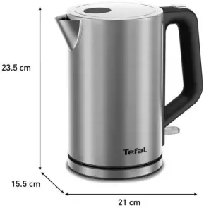 Електрочайник Tefal Bronx Electric 1.7л, нерж. сталь, сірий №12
