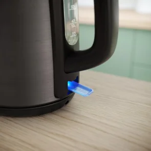 Электрочайник Philips Viva Collection 1.7л, Strix, металл, черно-медный №15