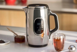 Електрочайник Tefal Majestuo 1.5л, з подвійними стінками, 9 темп.реж, підтримка температури, сенc. управління, нержавіюча сталь №8