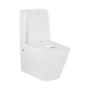 Унітаз-компакт Qtap Tern безобідковий з сидінням Soft-close QT17222093ARW №11