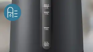 Электрочайник Philips Series 1000, Strix, пластик, мат, черный №3