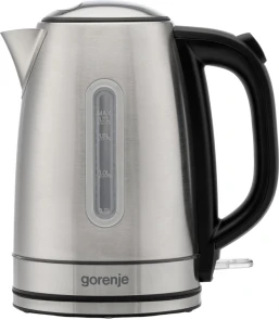 Электрочайник Gorenje 1.7л, Strix-контроль, металл, нерж №1