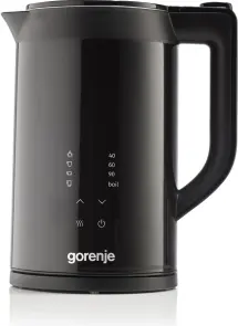 Электрочайник Gorenje 1.7л, двойные стенки, LED дисплей, Strix контроль, черный №13