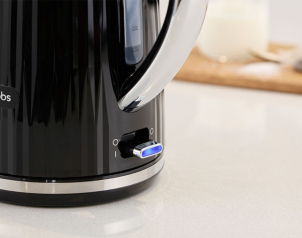 Электрочайник Russell Hobbs Eden, 1.7л, нержавеющая сталь, пластик, черный №7