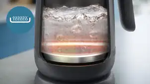 Электрочайник Philips Series 1000, Strix, пластик, мат, черный №7