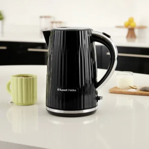 Электрочайник Russell Hobbs Eden, 1.7л, нержавеющая сталь, пластик, черный №8