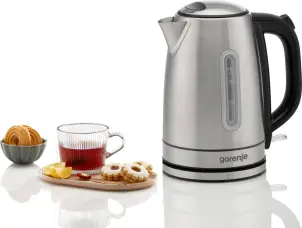 Электрочайник Gorenje 1.7л, Strix-контроль, металл, нерж №6