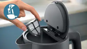 Электрочайник Philips Series 1000, Strix, пластик, мат, черный №8