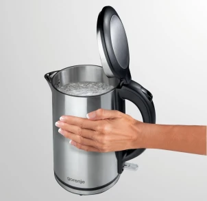 Электрочайник Gorenje, 1,5л, двойные стенки, Strix контроль, нерж. №10