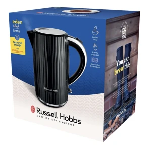 Электрочайник Russell Hobbs Eden, 1.7л, нержавеющая сталь, пластик, черный №9