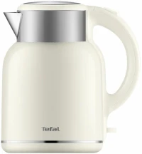 Электрочайник Tefal Thermo Protect XL, 1.9л, пластик, нержавеющая сталь, бежевый