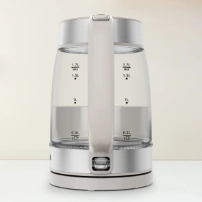 Електрочайник Tefal Glass Kettle 1.7л, скло, з підсвіткою, біло-срібний №16