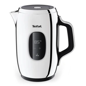 Електрочайник Tefal Majestuo 1.5л, з подвійними стінками, 9 темп.реж, підтримка температури, сенc. управління, нержавіюча сталь №10