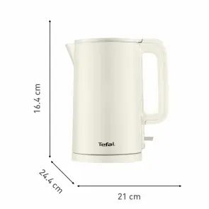 Электрочайник Tefal Thermo Protect, 1.5л, пластик, нержавеющая сталь, светло-бежевый №5
