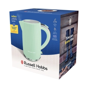 Электрочайник Russell Hobbs Eden, 1.7л, нержавеющая сталь, пластик, фисташковый №10