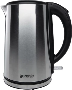 Электрочайник Gorenje, 1,5л, двойные стенки, Strix контроль, нерж. №12