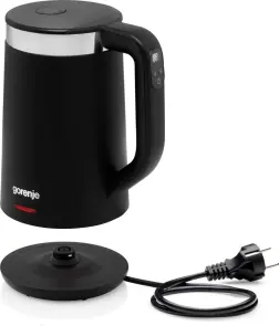 Электрочайник Gorenje 1.7л, Strix контроль, LED дисплей, черный №11