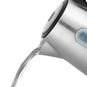 Електрочайник Russell Hobbs Heaton, 1.7л, нержавіюча сталь, сріблясто-чорний №12
