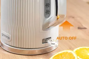 Электрочайник Gorenje 1.7л, Strix-контроль, белый матовый №11