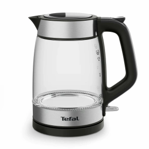 Електрочайник Tefal Glass Kettle 1.7л, скло, з підсвіткою, чорно-срібний №2